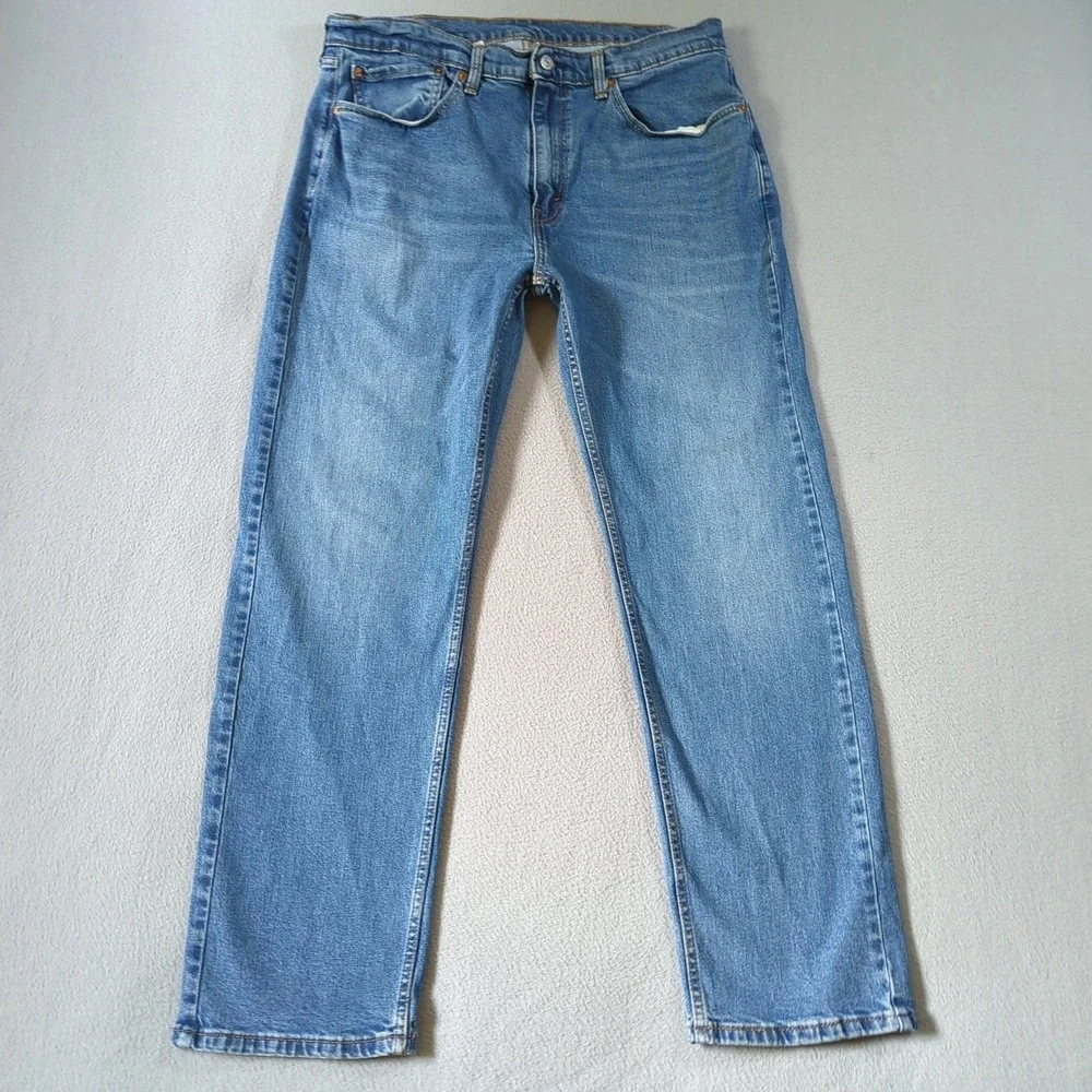Levi's Men Straight Jeans - Light Blue Denim